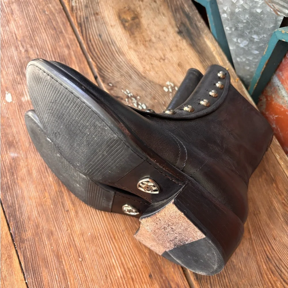Vintage Ariat Sheffield Victorian Style Button Black Boots Women’s Size 6B - Picture 7 of 12